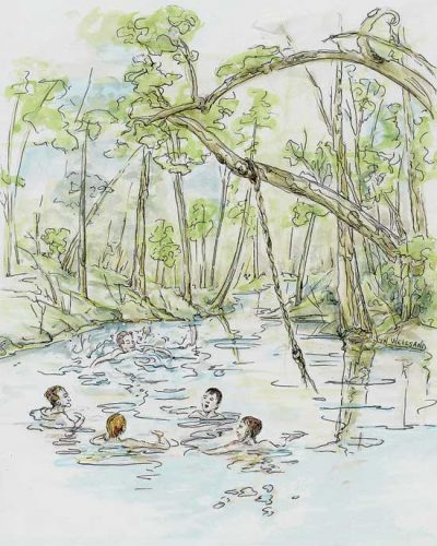 Recollections of Early-20th-Century Swimming Holes
